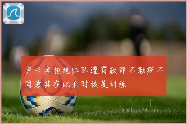 卢卡库拒绝归队遭罚款那不勒斯不同意其在比利时恢复训练